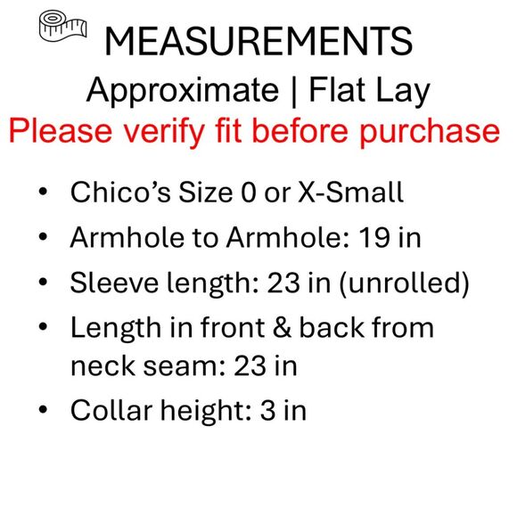 Chico’s Size 0 {X-Small} Black and Tan Cotton Blend Jacket Animal Print Lined - Picture 4 of 15